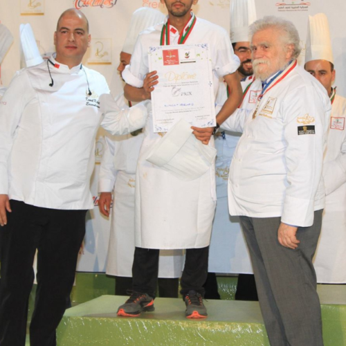 concours culinaire cremai maroc : Kamal Rahal essoulami et gabriel paillason